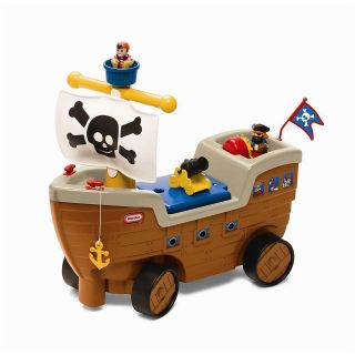 Little Tikes Play n Scoot Pirate Ship Kids Childs Riding Toy 