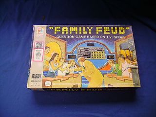 vintage milton bradley 1977 1978 family feud board game time