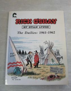 RICK OSHAY Dailies 1961 1962 Stan Lynde Signed Western Comic