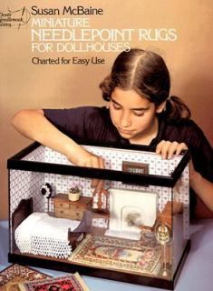 Miniature Needlepoint Rugs for Doll Houses Charted for Easy Use by 