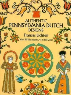 Folk Art Motifs of Pennsylvania by Frances Lichten 1976, Paperback 