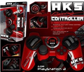 Racing Controller HKS for PS3, PS2 and PC Steering Racing Wheel