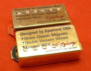 original epiphone 57ch classic paf humbucker pickups fit gibson les