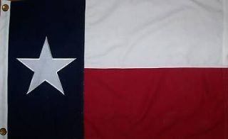 heavy cotton 3 x 5 texas state flag sewn lonestar