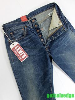 Levis Vintage Clothing LVC Big E 1947 Pitchfork 2 Selvedge Jeans 34 x 