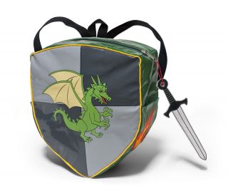 NEW Kidorable Childrens DRAGON KNIGHT Backpack Lunch Bag NWT