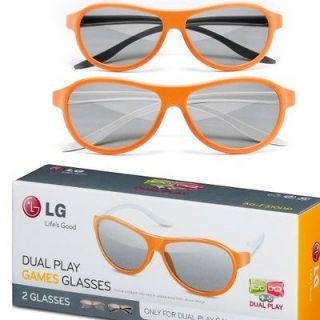 LG AG F310DP Dual Play 3D Glasses NEW (2 pack) agf310dp ag f310 