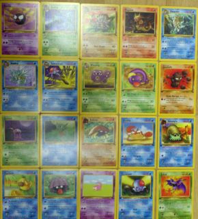 Original 1ST Edition Fossil Uncommon/Common Pokemon Cards, Cheap From 