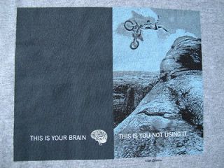 Dirt Bike Moto Moab T Shirt Funny THIS IS YOUR BRAIN NOT USING IT 