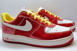 Nike Air Force 1 One Premium Sz 11.5 Varsity Red Maize 313249 611