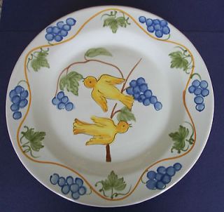 Lillian Vernon Hand Painted Pottery Collector Plate Made In Italy 