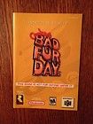Conkers Bad Fur Day INSTRUCTION BOOKLET ONLY (Nintendo 64, 2001 
