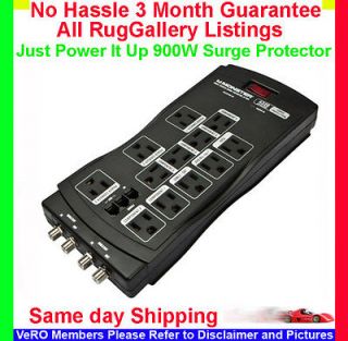 Monster Just Power It Up 900W Surge Protector MP JP 900 Audio Video 
