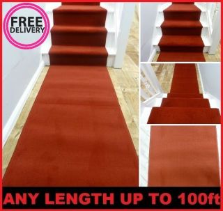 Plain   Cheap Extra Very Long Hallway Carpet Runner Rug for Hall Stair 