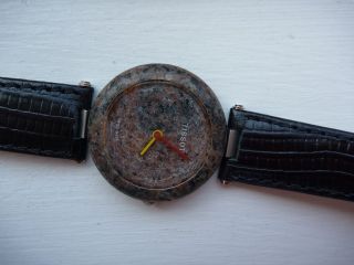 burgundy black tissot rockwatch rock watch w box from canada
