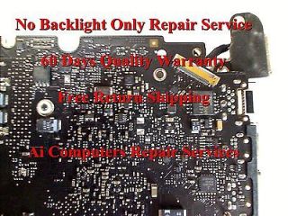 No Backlight ONLY MacBook Pro 13 A1278 Logic Board Motherboard Repair 
