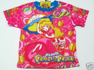 super mario princess peach girl t shirt sz 12 age 10 11