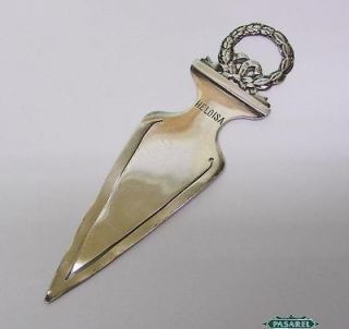 Sterling Silver Laurel Bookmark Page Marker Mappin & Webb Chester 