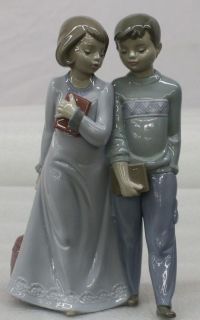 NAO by Lladro handcrafted porcelain figurineSchool Companionsdesign 
