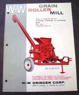 grain roller mills dealer sales brochure catalog from