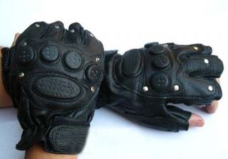   Genuine Leather Gloves Outdoor Mountain Hike Motor Driving Mens