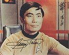 George Takei as Classic Star Trek Mr. Sulu Dual Autographed 8 x 10 