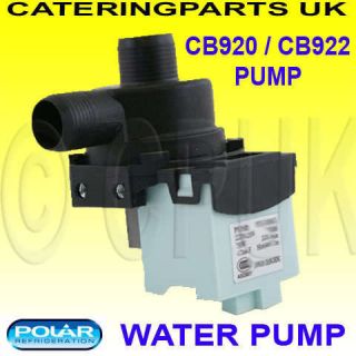 polar 40kg cb920 cb922 ice machine 230 volt water pump