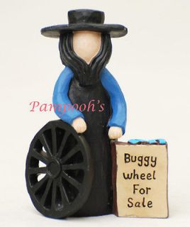 blossom bucket buggy wheel for sale amish man figurine time
