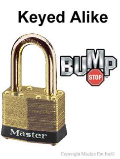 master lock brass keyed alike locks 4nkablf bump time left
