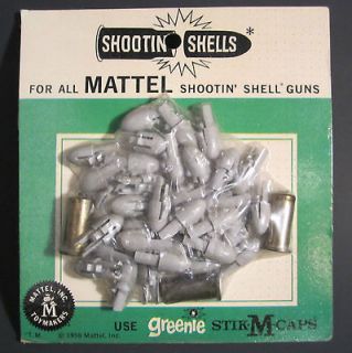 1958 Mattel Shootin Shells for Vintage Cap Guns New SEALED Package NR