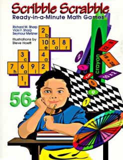 Scribble Scrabble Ready in a Minute Math Games by Vicki F. Sharp 