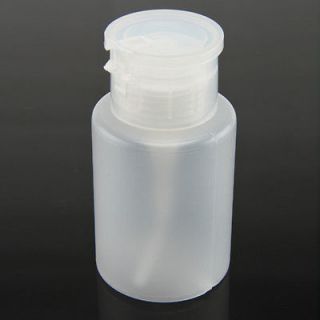 Nail Art Cleaning Bottle Cleaner Plastic Pump Bottle 150ml Container 
