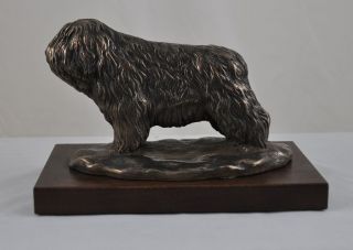Polish Lowland Sheepdog statue figurine sculpture Limited Edition Art 