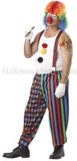 cranky the clown plus size adult costume 