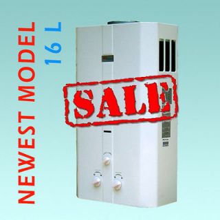  Water Heater   Propane Gas   4.3 GPM 4 Bath Whole House   Marey 16L