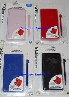 NINTENDO DS GAME PRO PAK CASE WITH STYLUS & SCREEN PROTECTORS
