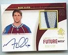 MARK OLIVER AUTO ROOKIE PATCH 2010 11 SP AUTHENTIC FUTURE WATCH 