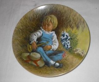 mother goose little boy blue plate by john mcclelland time