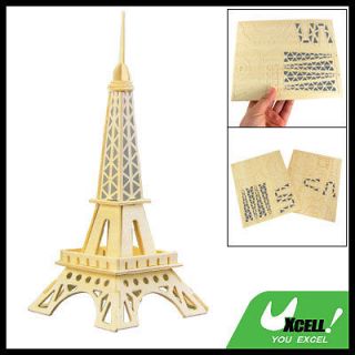 Wooden 3D Tower Eiffel Model Educational DIY Puzzle Toy Zbgcv