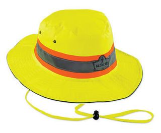 safety green high visibility ranger hat size small medium