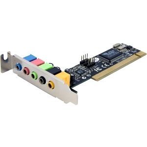     StarTech 5 Channel Low Profile PCI Sound Adapter Card