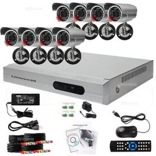 8CH CCTV DVR Real time Video Network NTSC PAL Iphone4S View 3G IR 8 