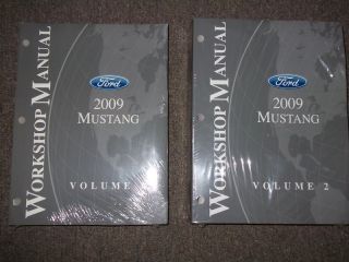 2009 Ford Mustang Gt Cobra Mach Service Shop Repair Manual Set FACTORY