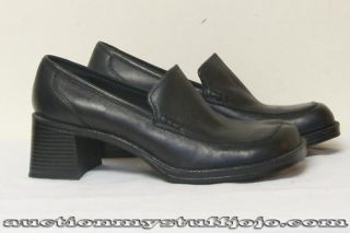 womens black leather shoes tony by steve madden size 7