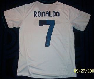 ronaldo real madrid jersey size medium adult