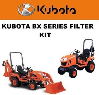 KUBOTA BX FILTER MAINTENANCE KIT BX24 BX25 BX2350 BX2360 w/ Extra Fuel 
