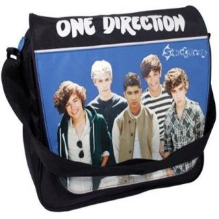 Official 1D One Direction Messenger Bag School College Gift Blue
