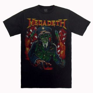 Megadeth Captain Vic American heavy metal band Vintage T Shirt Size M