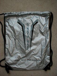 nike speed drawstring book bag backpack tote brand new