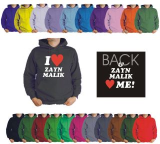 SMALL SIZE 8 I LOVE ZAYN MALIK HOODIE LOVES ME. 1 ONE DIRECTION 22 